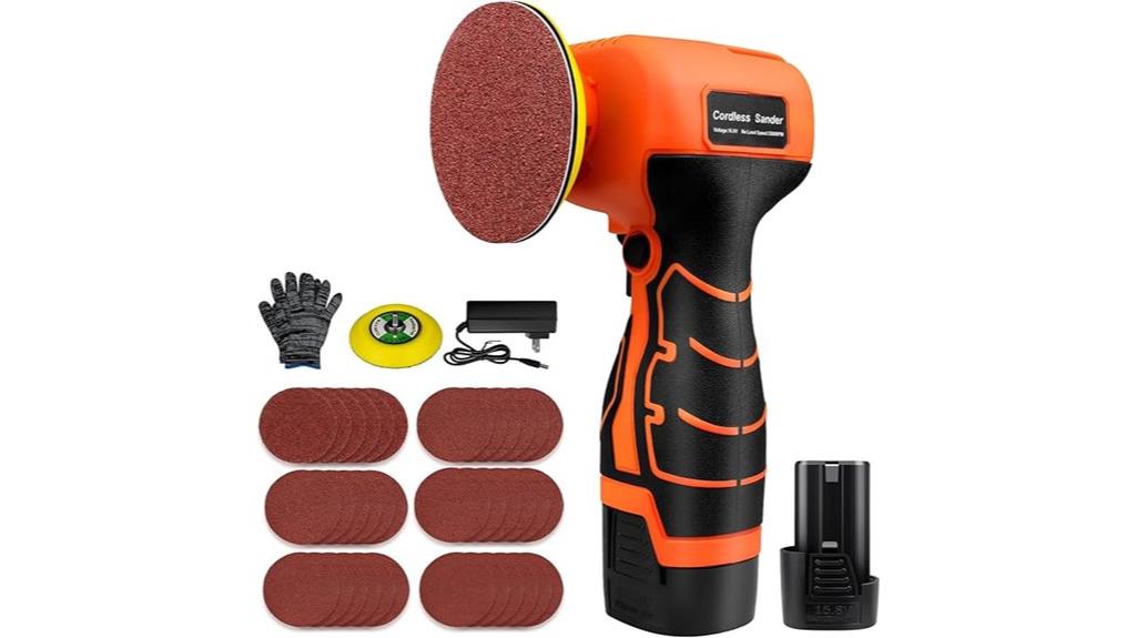 cordless sander 36 sandpapers