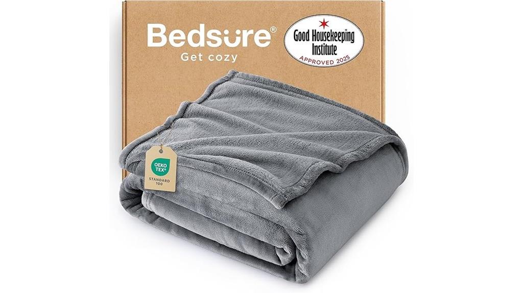 cozy fleece couch blanket