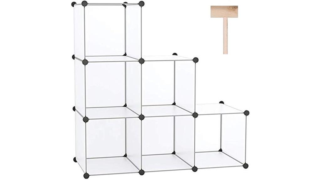 cube storage organizer shelves