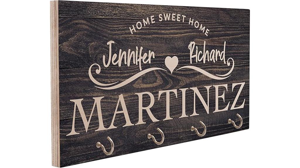 custom wall mount key hanger