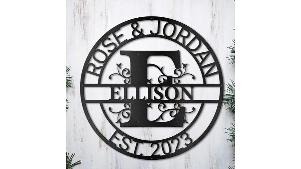 customized wall metal signs