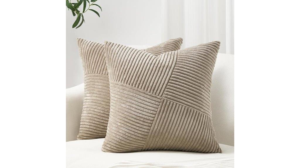 decorative pillow covers set