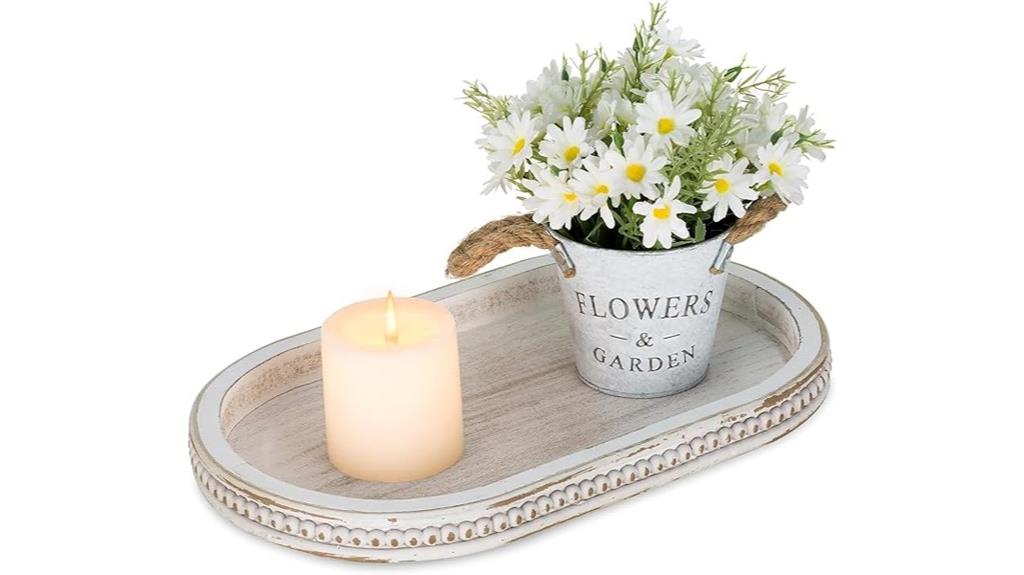 decorative wooden tray