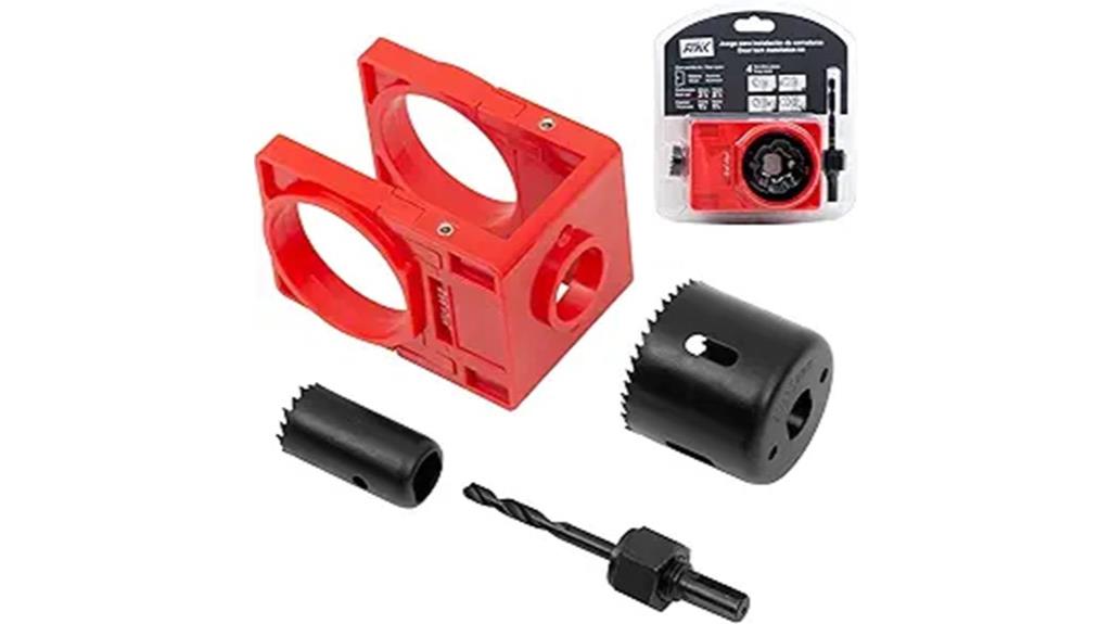 door lock installation kit