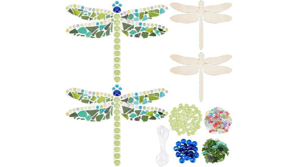 dragonfly glass mosaic kit