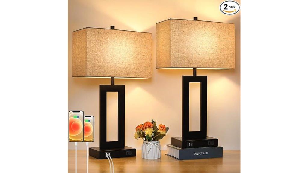 dual touch table lamps