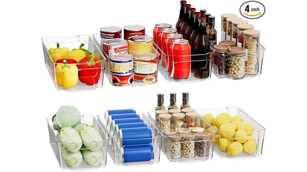 eight bpa free bins