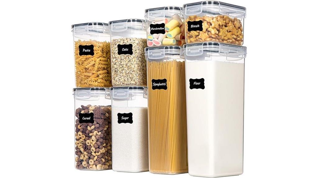 eight piece food storage set