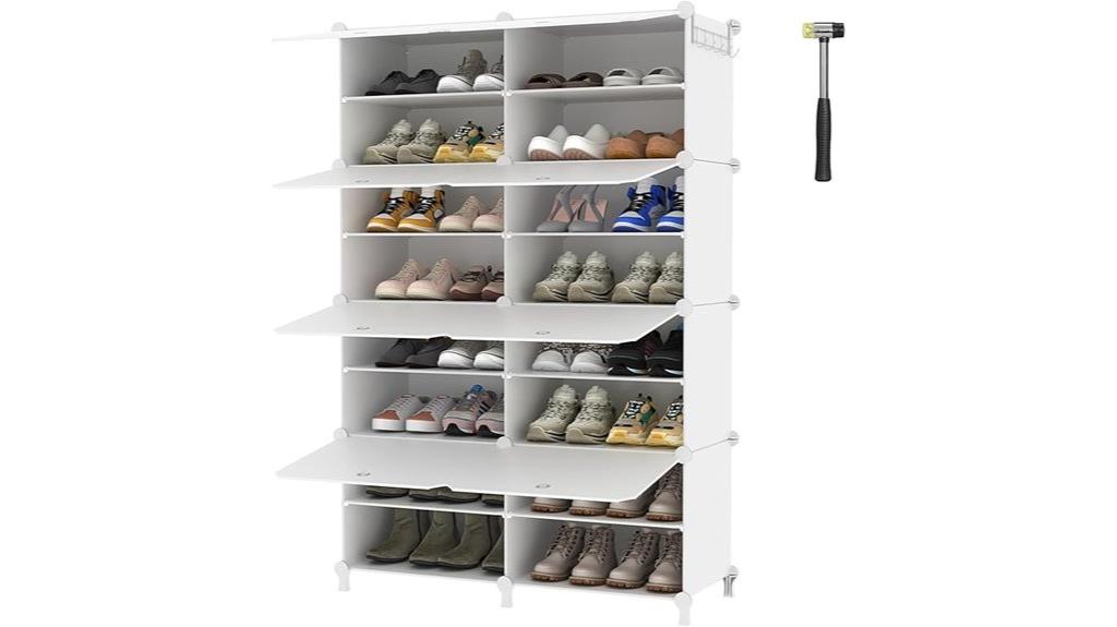 eight tier shoe cabinet