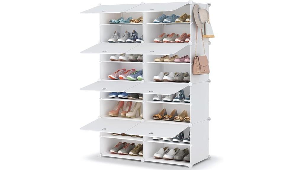 eight tier shoe storage