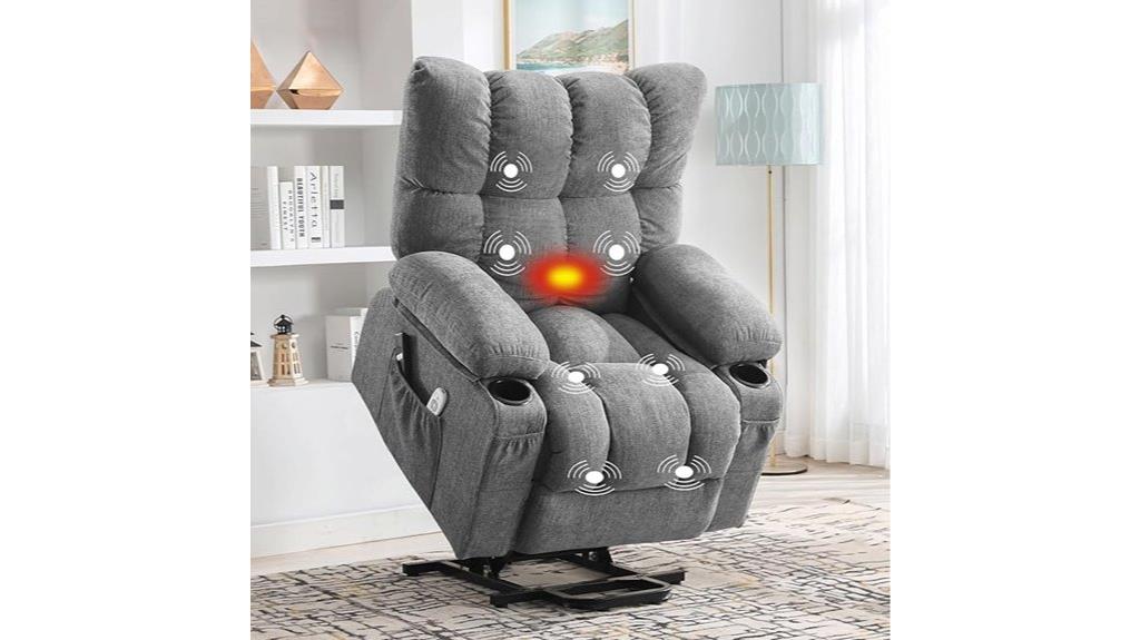 elderly recliner with massage