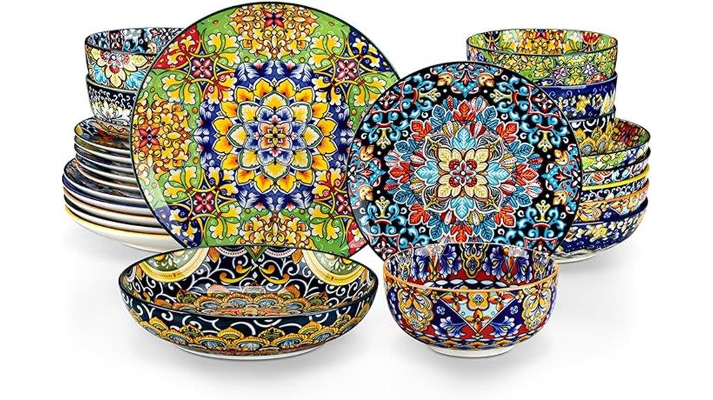 elegant 24 piece dinnerware set