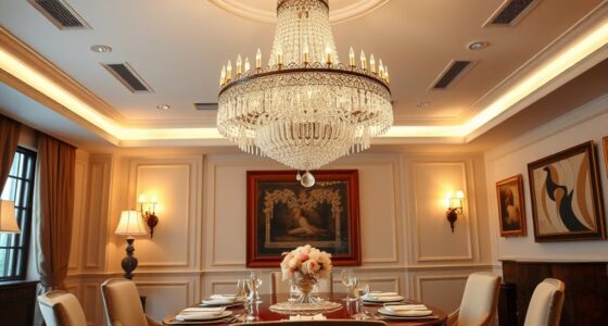 elegant dining room chandeliers