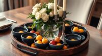 elegant dining table accents