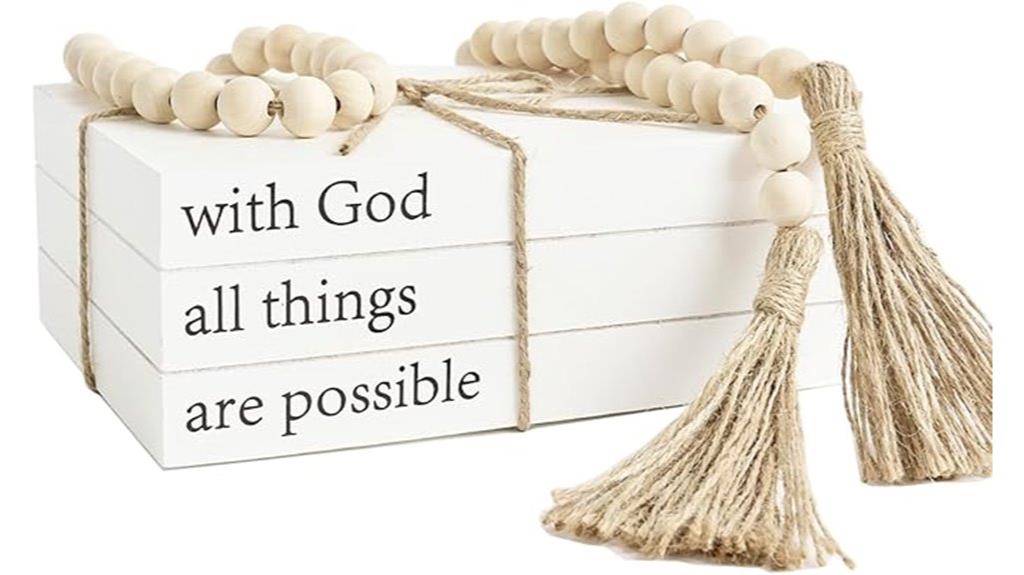 elegant faux book decor