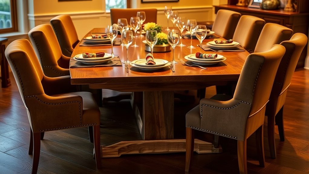 family friendly dining table features