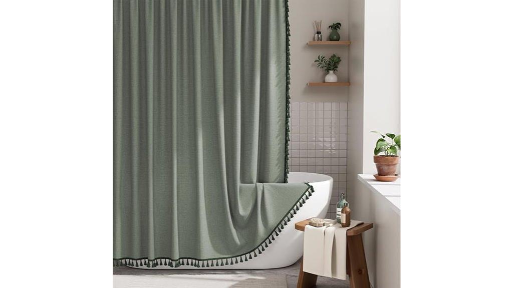 farmhouse shower curtain set