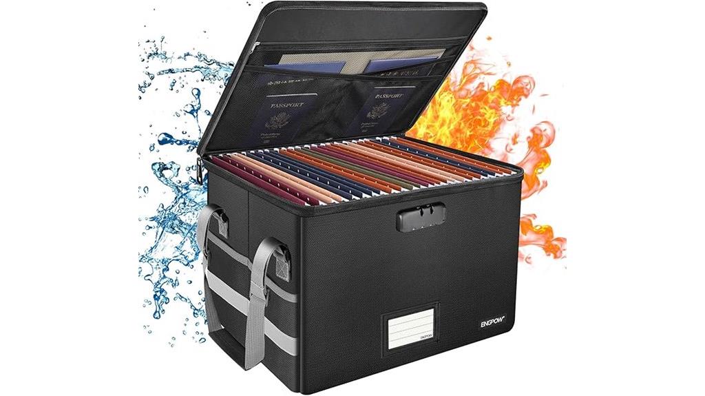 fireproof lockable file box
