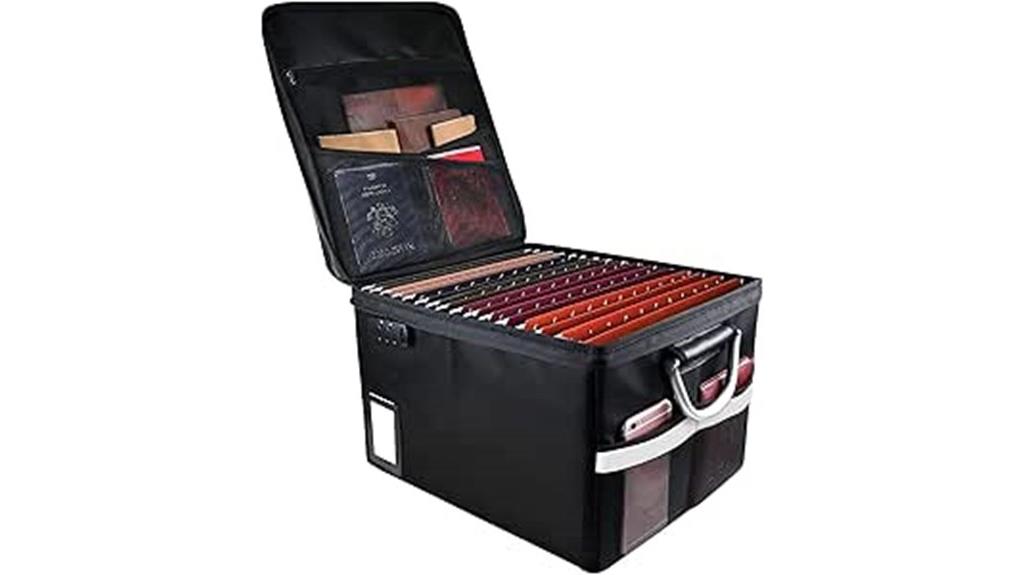 fireproof locking storage box