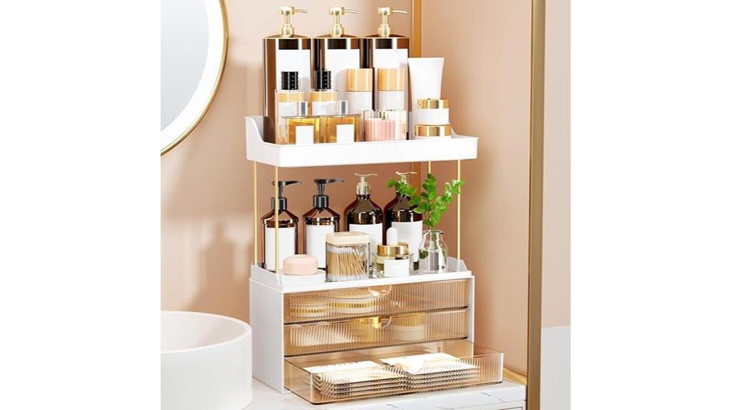 five tier drawer organizer