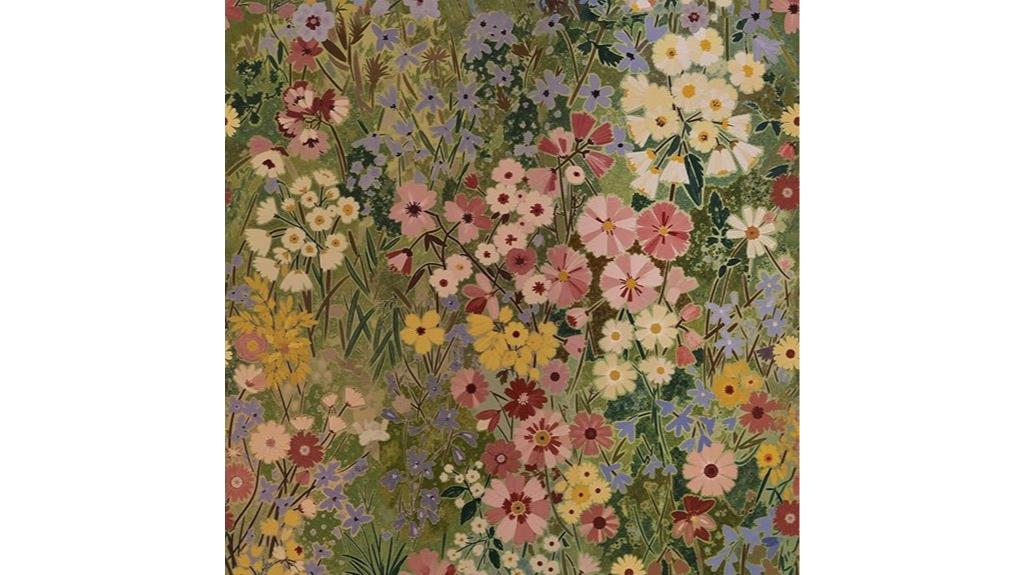 floral wall decor wallpaper