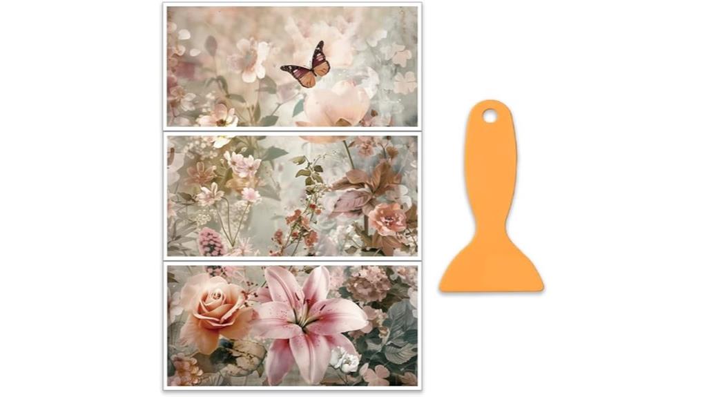 flower craft transfer sheets