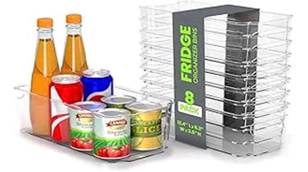fridge storage bin set
