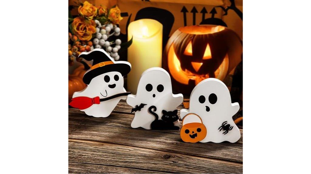 ghost themed halloween decorations