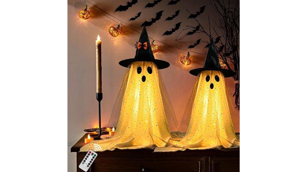 ghostly string light decor