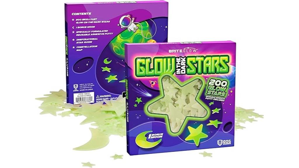 glow in the dark ceiling stars