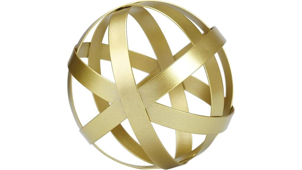 gold decorative balls set