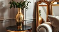 gold metallic home accents