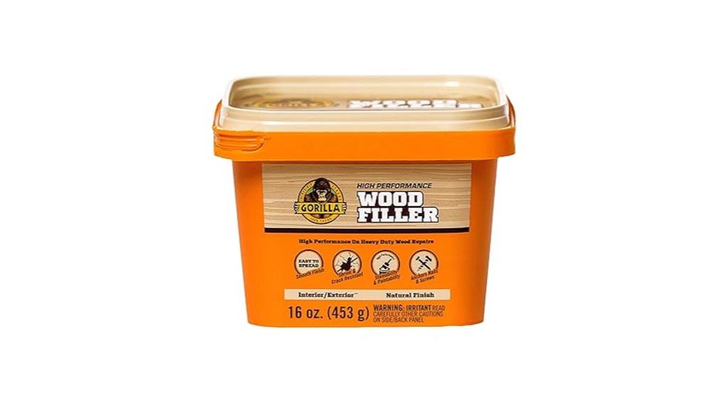 gorilla wood filler tub