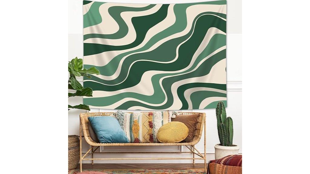 green sage swirl tapestry