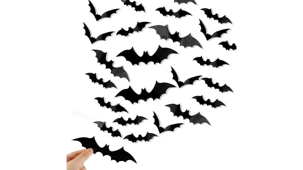 halloween bats wall stickers