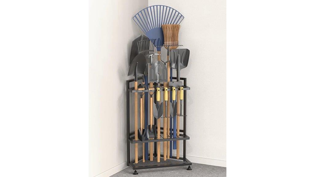 heavy duty corner garden organizer