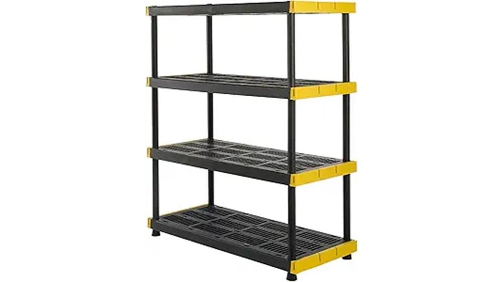 heavy duty plastic shelving