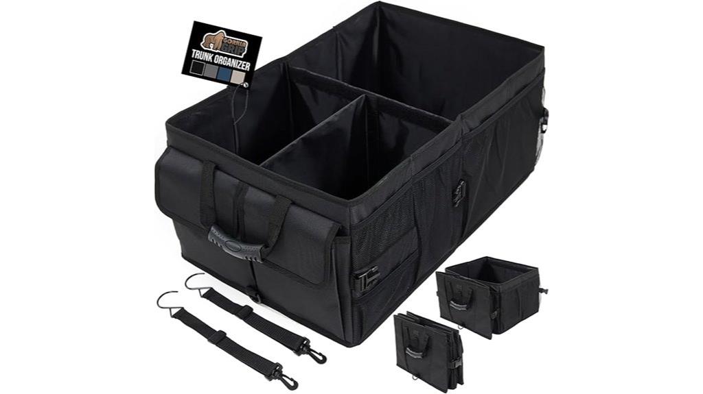 heavy duty trunk storage organizer