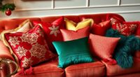 holiday season pillow decor