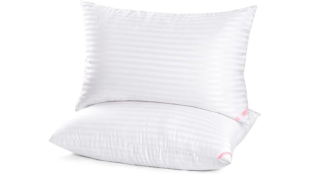 hotel collection bed pillows