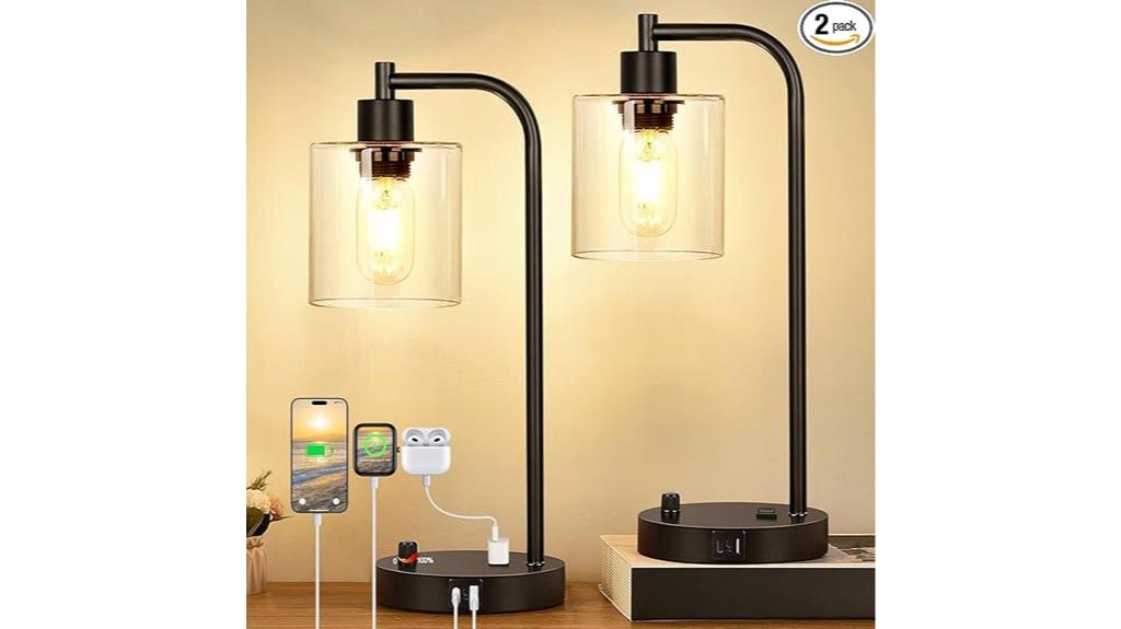 industrial lamps with usb