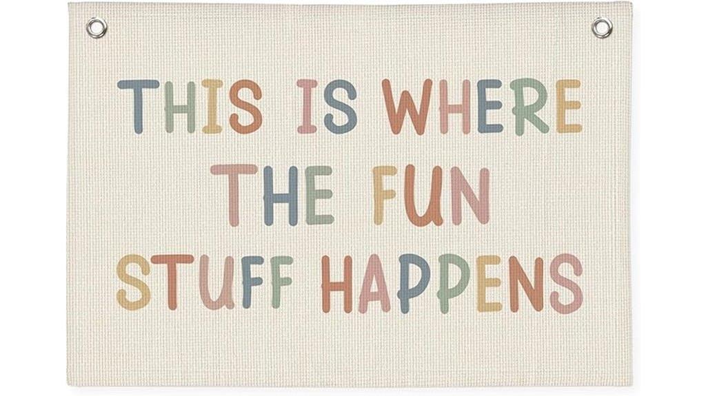 kids room canvas banner