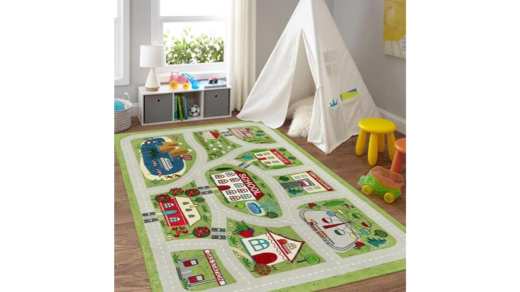 kids washable play rug