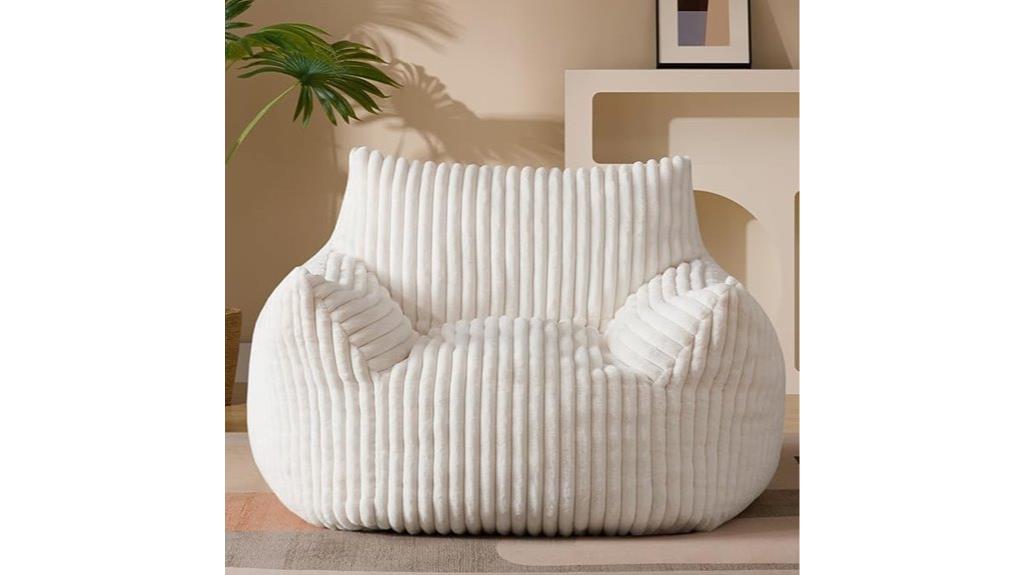 large adult plush beanbag