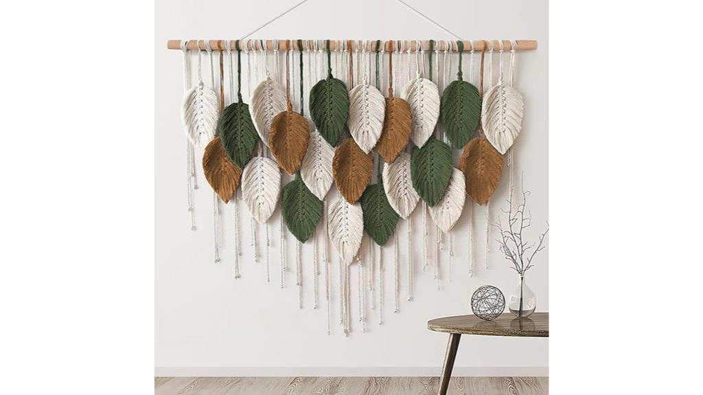 large boho macrame wall hanging