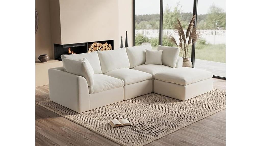 large cloud sectional sofa