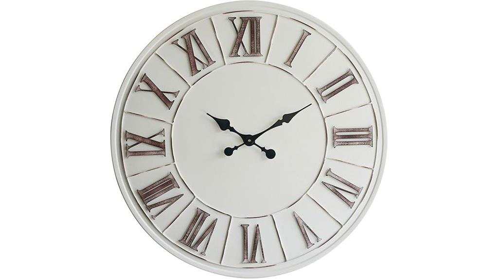 large metal roman numerals