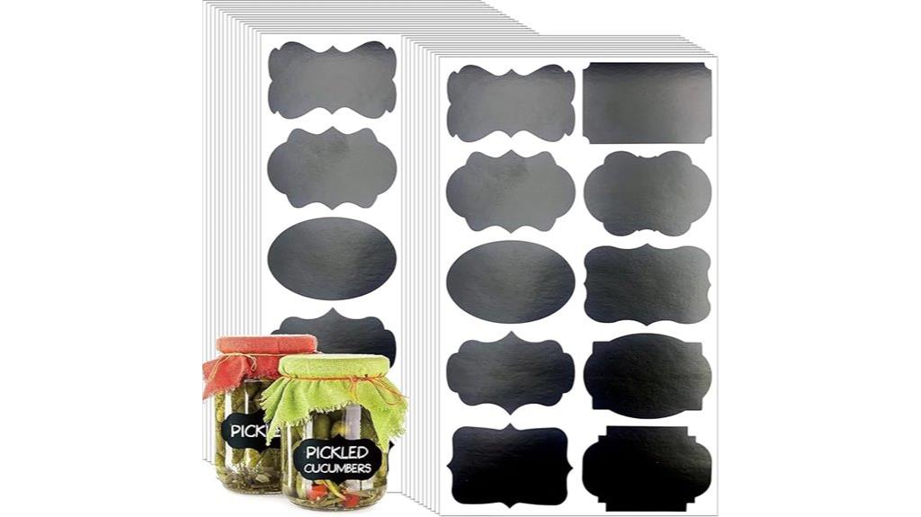 large set of reusable labels