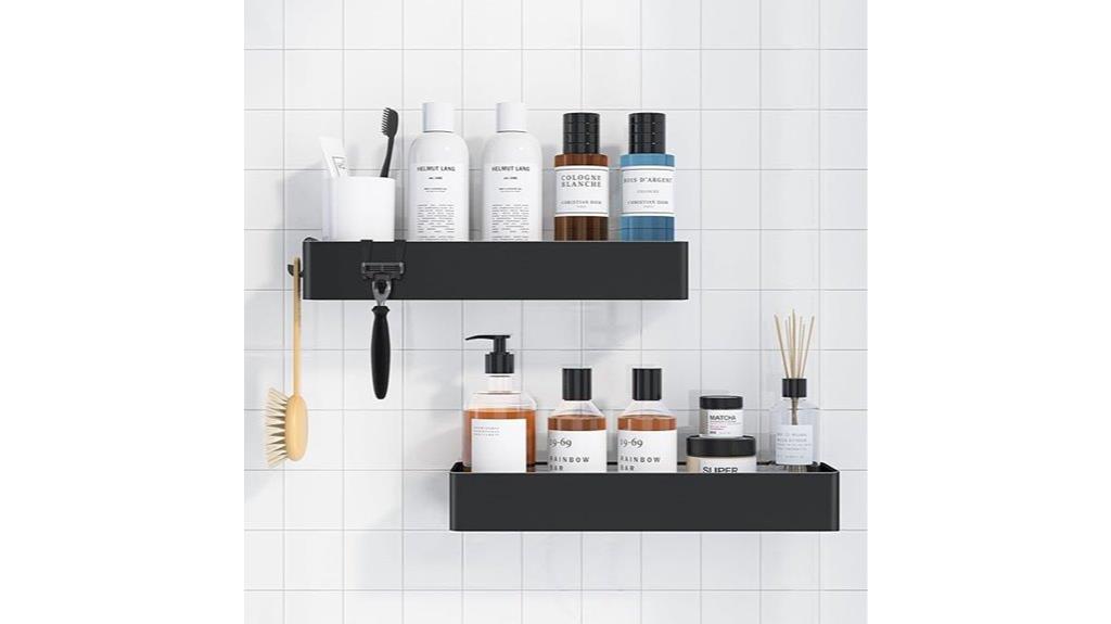 large shower caddy set