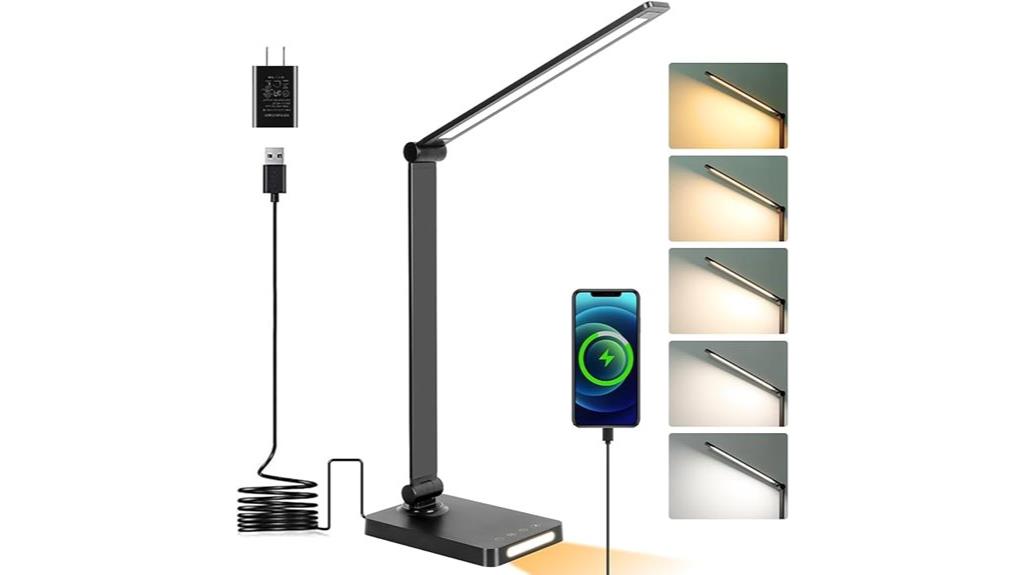 led desk lamp with usb